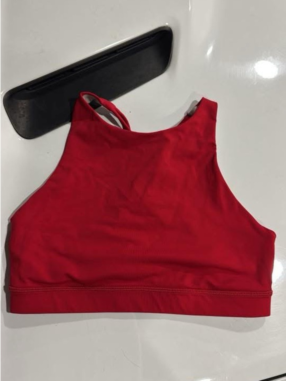lululemon athletica Red High-Neck Sports Bralette